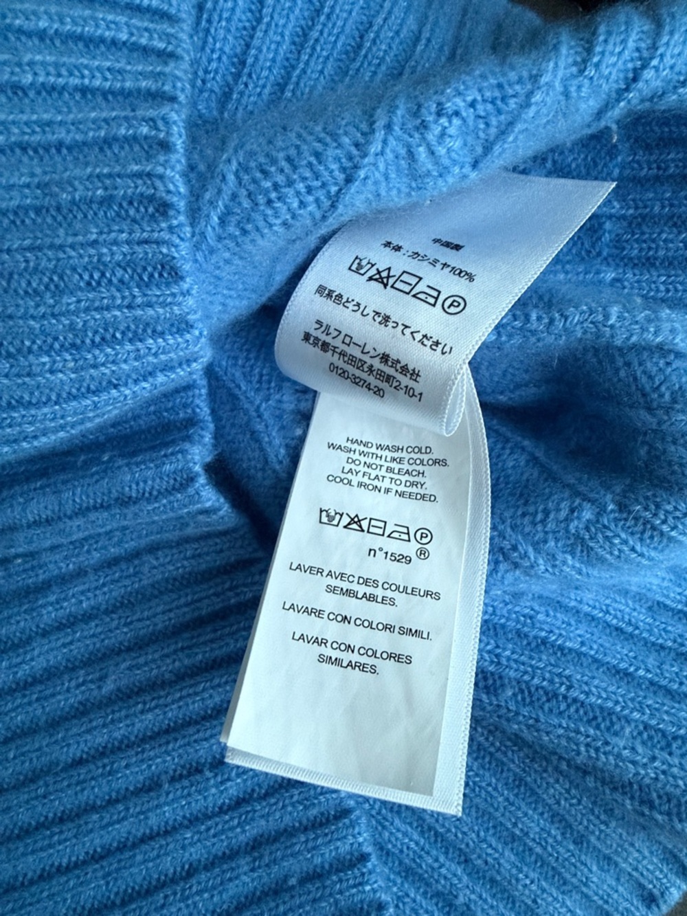 Boys/ Girls POLO Ralph Lauren cashmere sweater Size S, kids long sleeves top - Picture 6 of 10